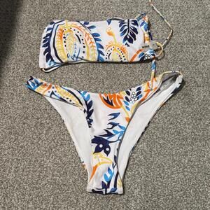 SHEIN multi-colored bikini Set| Size M